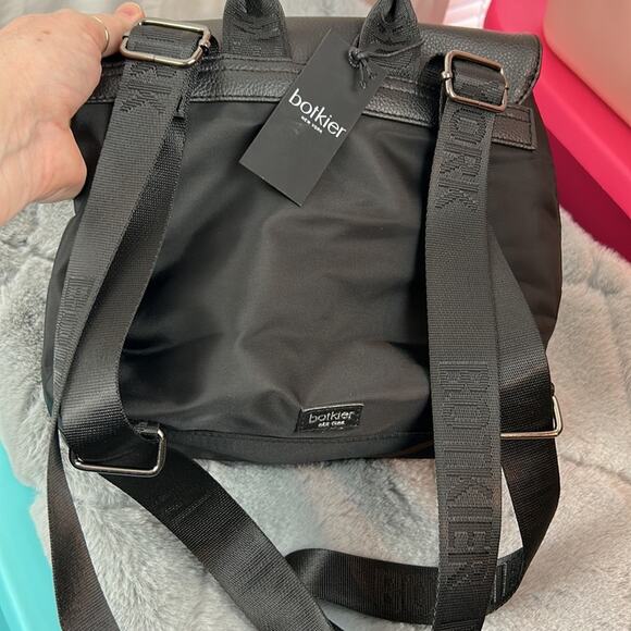 NWT Botkier mini backpack black Nylon - Picture 6 of 6